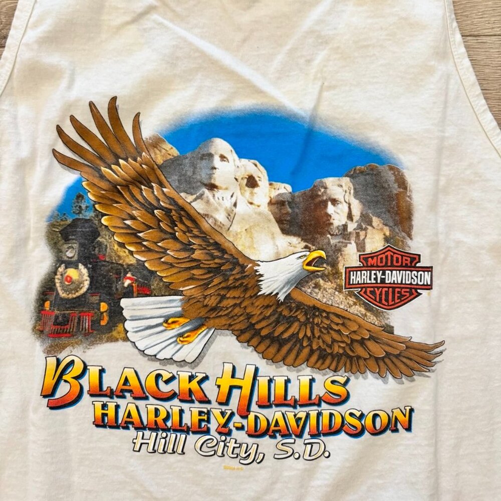 Harley-Davidson Sturgis‎ 2005 Tank Top XL White USA Made